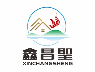 鑫昌聖實(shí)業(yè)有限公司logo設(shè)計