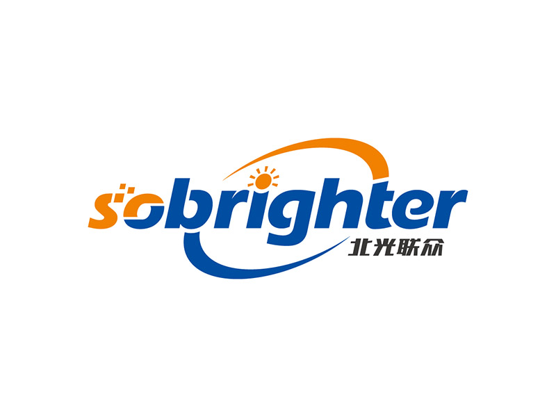 logo內(nèi)容：sobrighter      公司名稱(chēng)：北京北光聯(lián)眾儀器科技有限公司logo設(shè)計(jì)