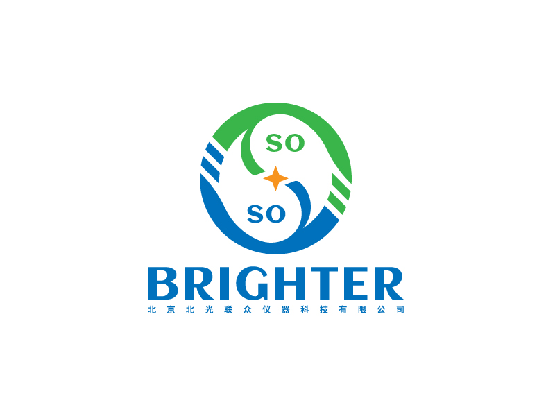 李寧的logo內(nèi)容：sobrighter      公司名稱：北京北光聯(lián)眾儀器科技有限公司logo設計